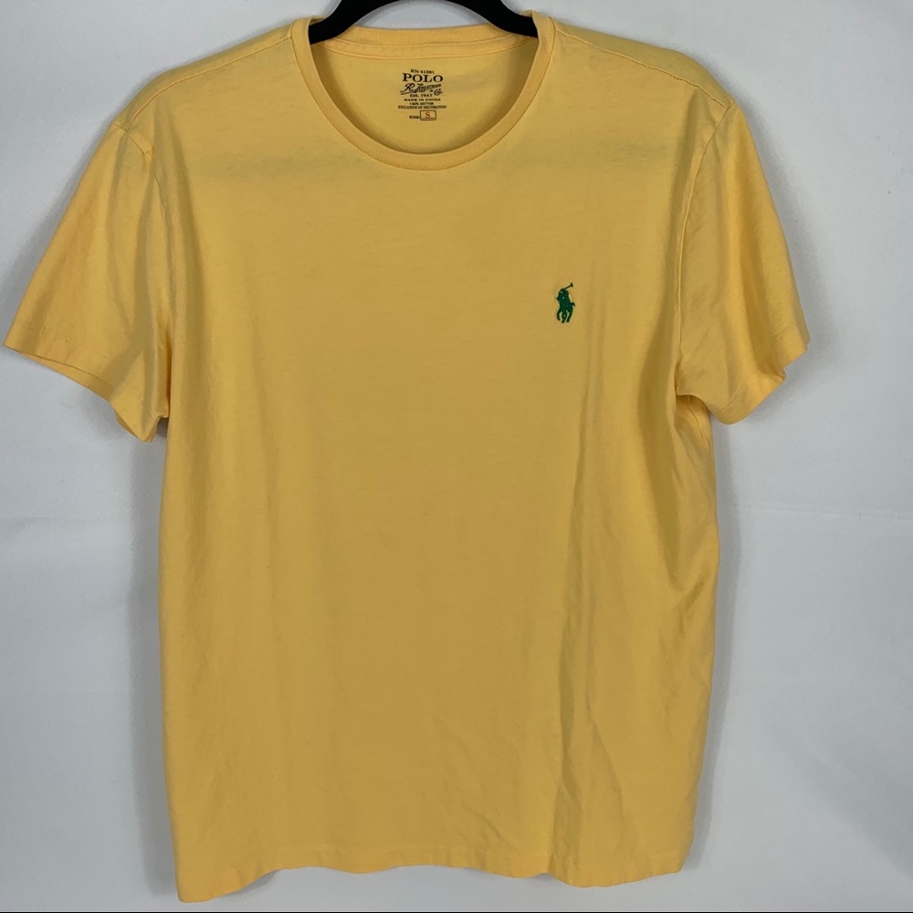 Men’s Polos by Ralph Lauren Yellow Shirt size M